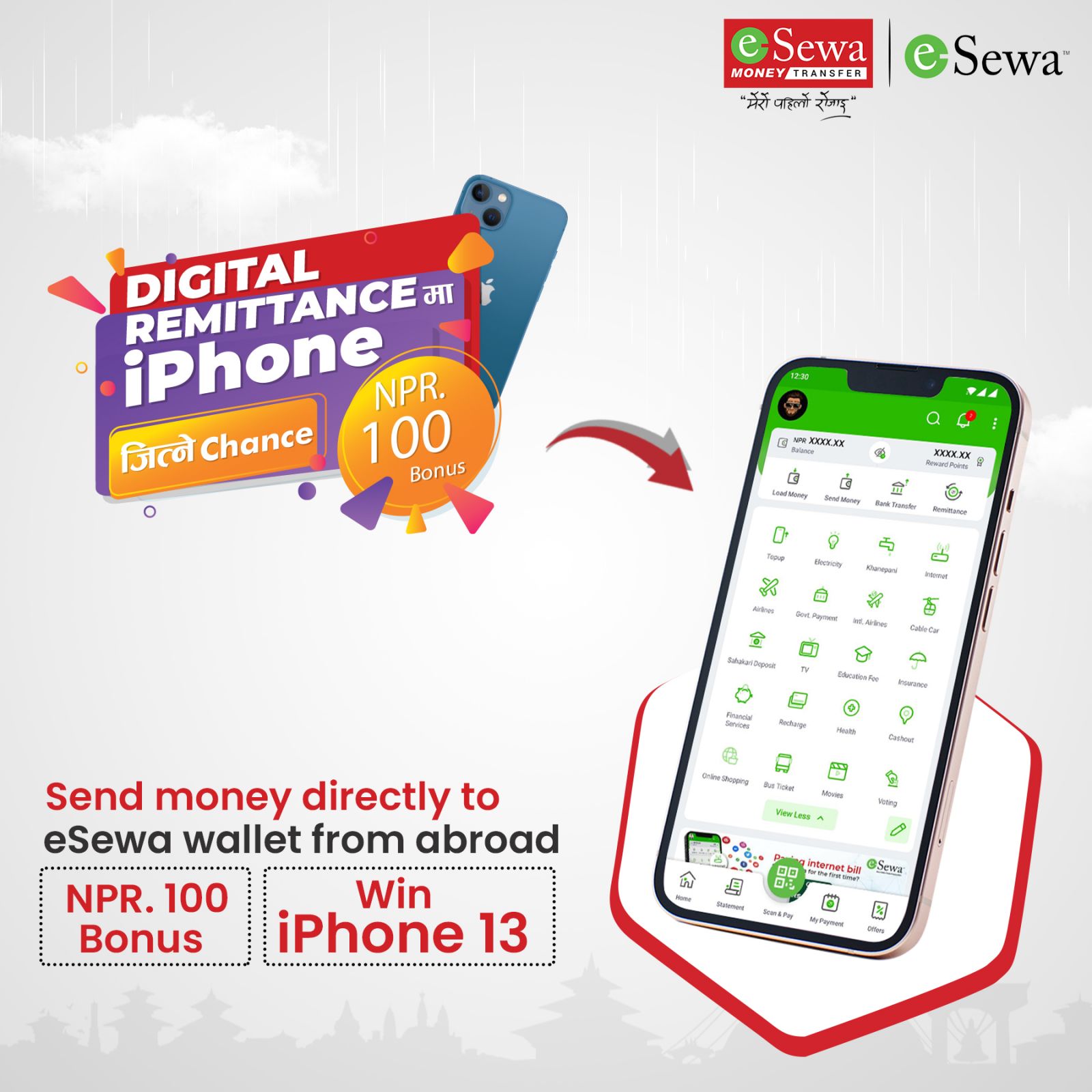 Digital Remittanceमा iPhone 13 जित्ने chance - Featured Image